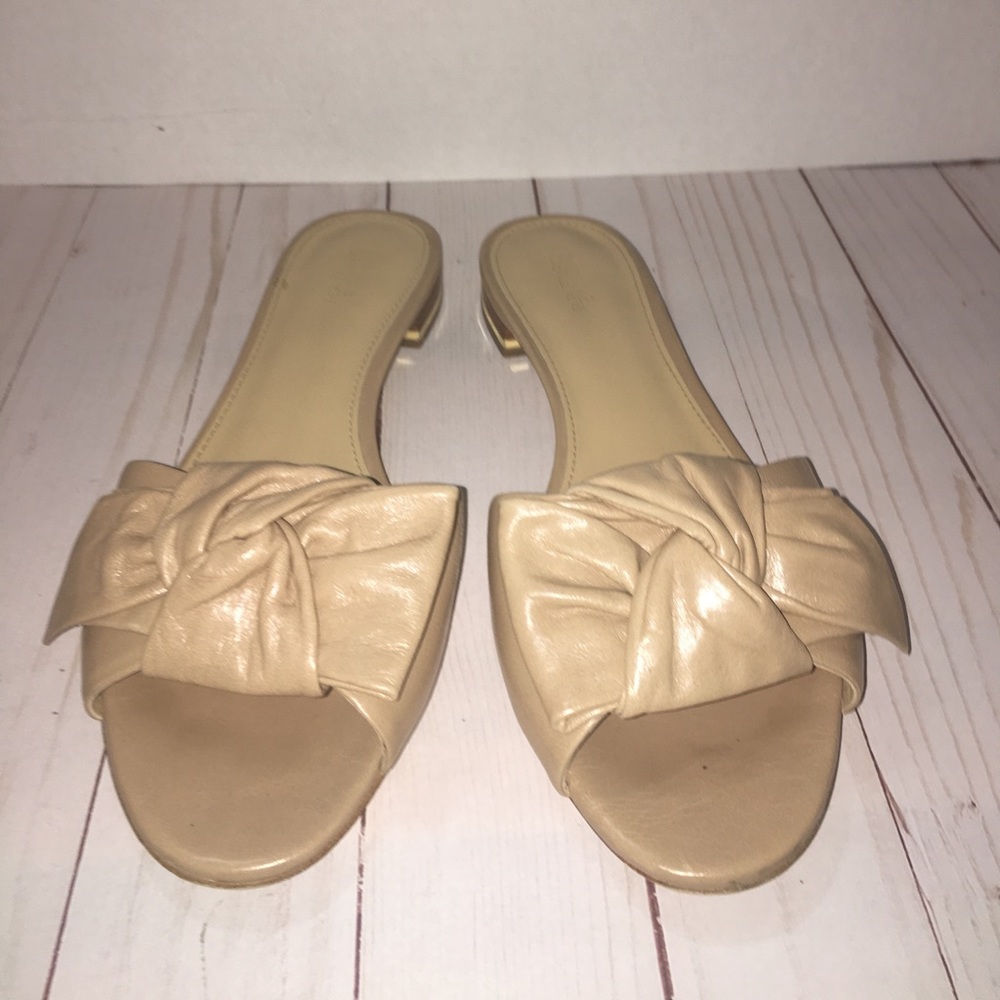 Michael Kors flat bow sandals
